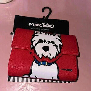 🌟🌟🌟3 for $50 🌟🌟🌟 NWT Marc Tetro Westie Small Keychain Wallet